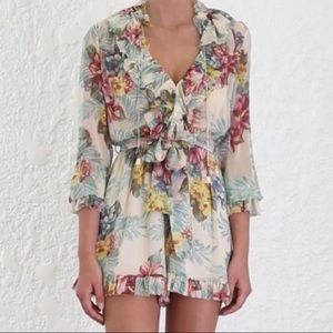 Zimmermann Kali Hibiscus Romper 🌺 🌸